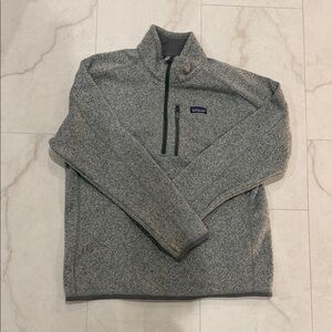 Men’s Patagonia fleece lined quarter zip